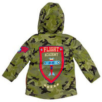 Sze 3: Stephen Joseph All Over Print Airplane Raincoat - NEW
