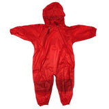 Size 4: Tuffo RED Muddy Buddy Rain Suit- NEW