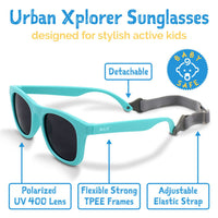 Size S (6m-2y): Jan & Jul Urban Xplorer Sunglasses - LEMONADE AURORA