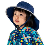 Size XL (5-12 years): Jan & Jul Cotton Adventure Hat - Tiger