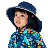 Size S (0-6m): Jan & Jul Cotton Adventure Hat - Tiger