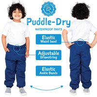 Size 5: Jan & Jul Black Puddle-Dry Rain Pants NEW