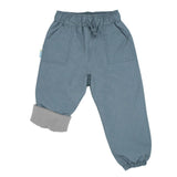 Size 10: Jan & Jul Heather Grey Cozy-Dry (Fleece Lined) Rain Pants NEW