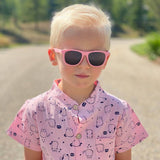 Size M (2-6y): Jan & Jul Urban Xplorer Sunglasses - Peachy Pink