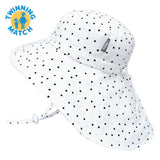 Size M (6-24m): Jan & Jul Cotton Adventure Hat - Dots