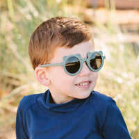 Size M (2-6Y): Jan & Jul BEAR Sunglasses - Crocodile Green