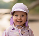 Size XS (0-3m): Jan & Jul Sun Soft Baby Cap - Lavender