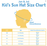 Size S (0-6m): Jan & Jul Cotton Adventure Hat - Strawberry