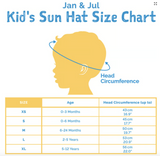 Size S (0-6m): Jan & Jul Cotton Adventure Hat - Daisy