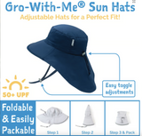 Size S (0-6m): Jan & Jul Cotton Adventure Hat - Strawberry