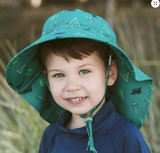 Size M (6-24m): Jan & Jul Aqua Dry Adventure Hat - Summer Camp