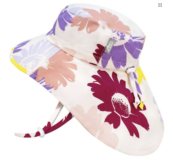 Size S (0-6m): Jan & Jul Cotton Adventure Hat - Daisy