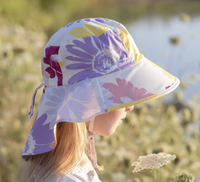 Size S (0-6m): Jan & Jul Cotton Adventure Hat - Daisy