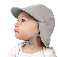 Size M (6-24): Jan & Jul Sun Soft Baby Cap - GREY