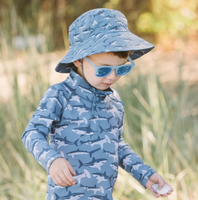 Size M (2-6Years): Jan & Jul Urban Xplorer Sunglasses - FROSTY BLUE Aurora