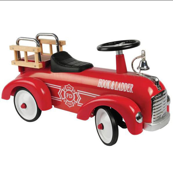 Hook & Ladder Steel Ride-On Fire Truck REDUCED- NO BELL (retails $100)