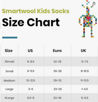 Size S (9-11.5): Smartwool Kids' HIKE Crew Charcoal Light Cushion NEW Socks