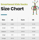 Size S (9-11.5): Smartwool Kids' HIKE Crew Charcoal Light Cushion NEW Socks