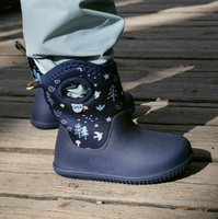 Size 2Y: Jan & Jul NAVY FOREST Birch Toasty-Dry Lite Winter Rain Boots NEW