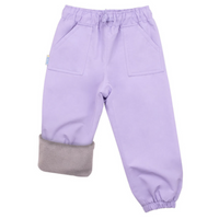 Size 2: Jan & Jul Lavender Cozy-Dry (Fleece Lined) Rain Pants NEW