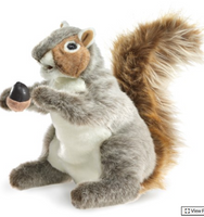 Folkmanis Squirrel Puppet 12" Tall