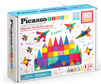 Picasso Tiles 60pc Magnetic Building Toy in BOX