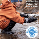 Size S (2-4): Jan & Jul MINTY FOREST Waterproof RAIN Mittens NEW