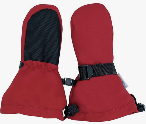 Size XS (NB-2): Jan & Jul Red Waterproof Thumbless Mittens NEW