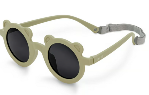 Size M (2-6y): Jan & Jul BEAR Sunglasses -OLIVE KHAKI