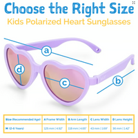 Size M (2-6y): Jan & Jul Urban Xplorer Sunglasses - LAVENDER HEART