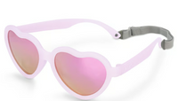 Size M (2-6y): Jan & Jul Urban Xplorer Sunglasses - FROSTY LAVENDER HEART