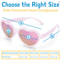 Size M (2-6y): Jan & Jul Urban Xplorer Sunglasses - FROSTY LAVENDER HEART