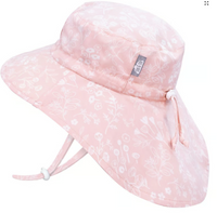 Size S (0-6m): Jan & Jul Cotton Adventure Hat -PRAIRIE FLOWERS