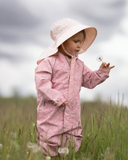 Size S (0-6m): Jan & Jul Cotton Adventure Hat -PRAIRIE FLOWERS