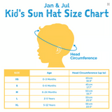 Size S (0-6m): Jan & Jul Cotton Adventure Hat - DOTS