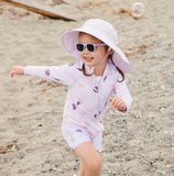 Size L (2-5 years): Jan & Jul Aqua Dry Adventure Hat -LAVENDER