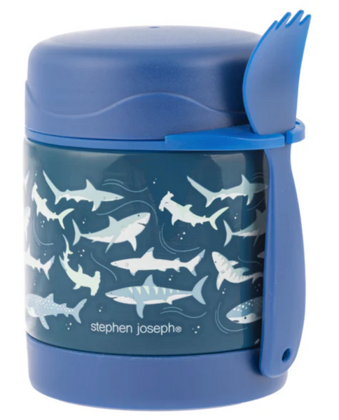 Stephen Joseph Insulated Food Jar -SHARK- NEW