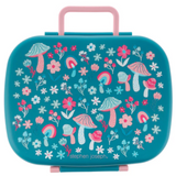 Stephen Joseph Bento Box w/Removable Tray - MUSHROOM- NEW