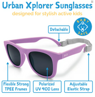 Size M (2-6y): Jan & Jul Urban Xplorer Sunglasses - PURPLE POPSICLE