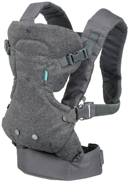 Infantino Flip 4-In-1 Grey Convertible Baby Carrier