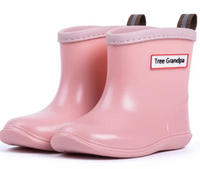 Size 10 (18cm): Tree Grandpa PINK Rain Boots NEW