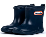 Size 9 (17cm): Tree Grandpa NAVY BLUE Rain Boots NEW