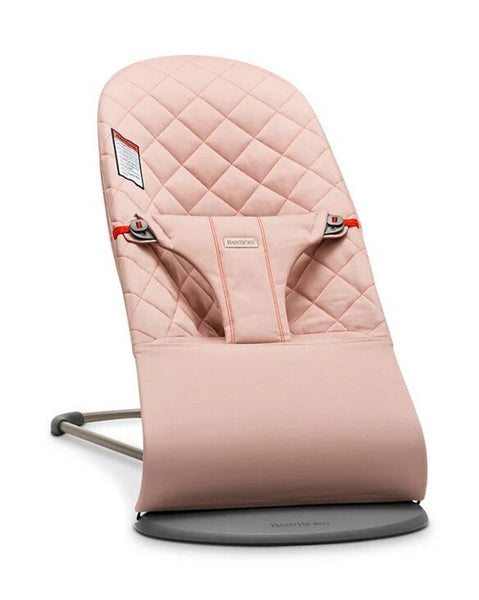 Baby Bjorn Pink Quilted Bouncer Bliss w/ Toy Bar (retails $255)