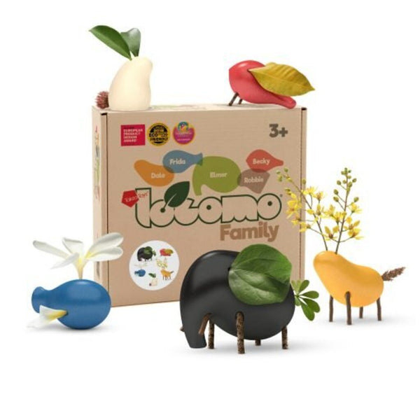TaksaToys Locomo Family Montessori Animal Figures