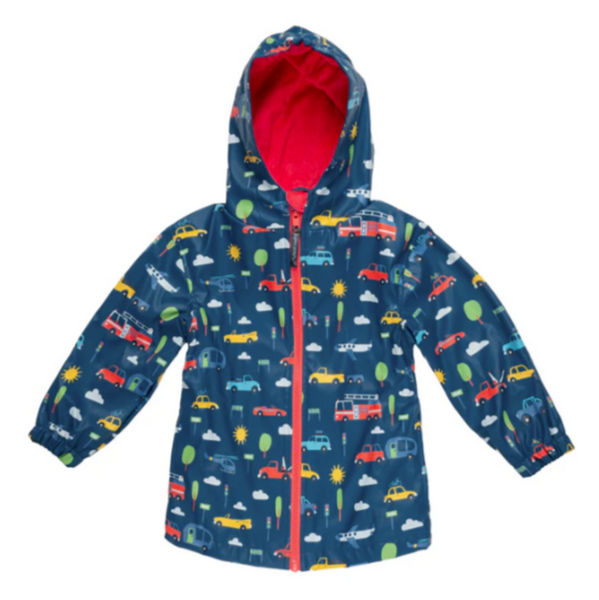 Size 5/6: Stephen Joseph TRANSPORTATION Raincoat NEW