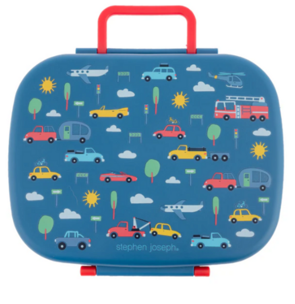 Stephen Joseph Bento Box w/Removable Tray - TRANSPORTATION - NEW