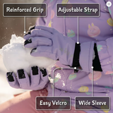 Size XL(8-10): Jan & Jul DUSTY PINK Waterproof GLOVES NEW