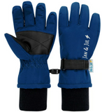 Size L (6-8): Jan & Jul NEBULA BLUE Waterproof GLOVES NEW