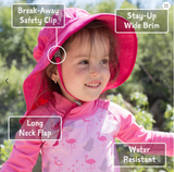 Size L (2-5 years): Jan & Jul Aqua Dry Adventure Hat - OTTER