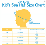 Size S (0-6m): Jan & Jul Cotton Adventure Hat - MEADOW FLOWERS